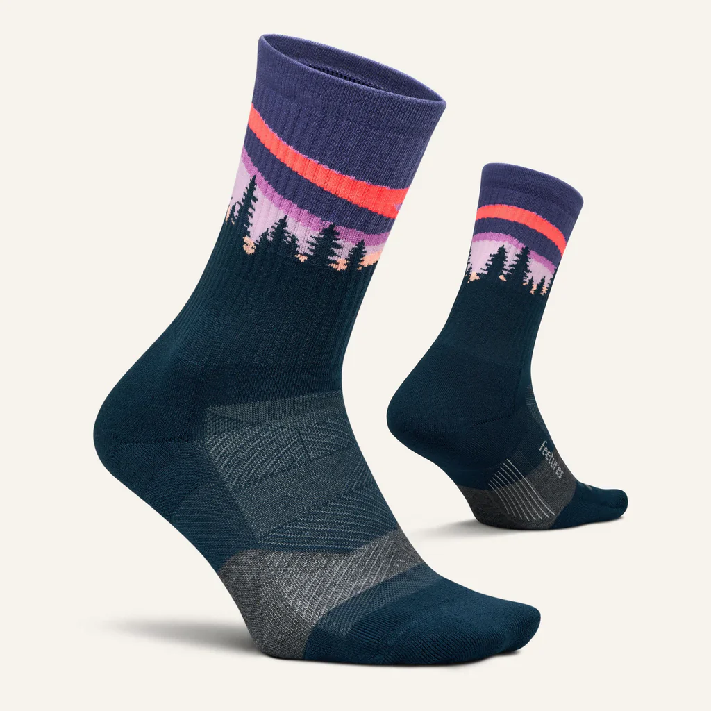 Feetures Trail | Max Cushion | Mini-Crew | Purple Aurora - Image 3