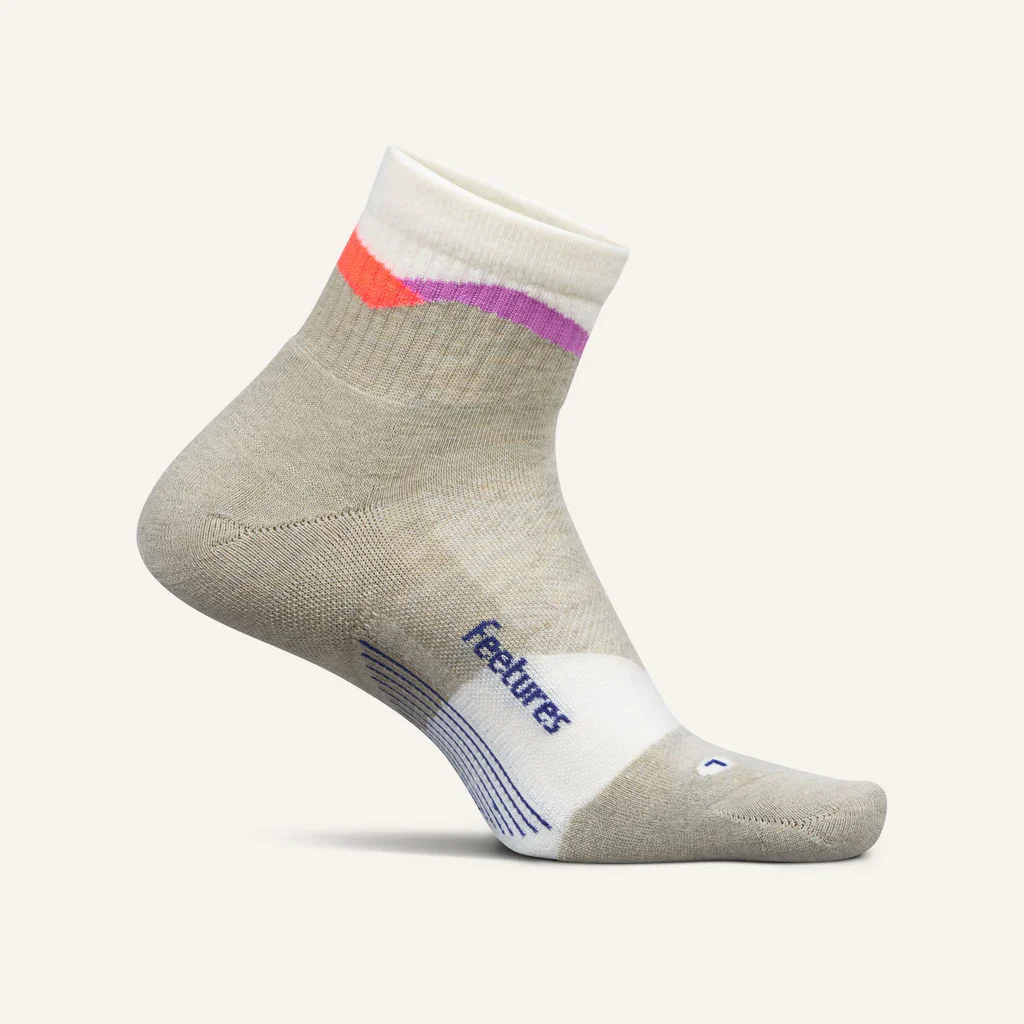 Feetures Trail | Max Cushion | Quarter Length | Mountain High Cream