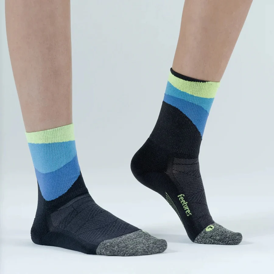Feetures Elite | Light Cushion | Mini-Crew | Rhythmic Black - Image 2