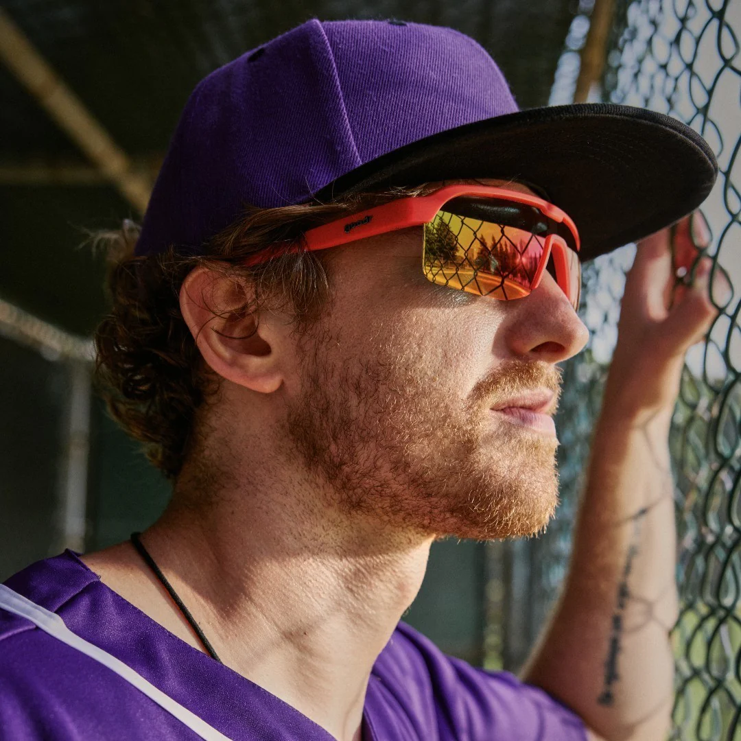 goodr Sunglasses | Bolt Gs | Dante's Shin Splint Inferno - Image 2