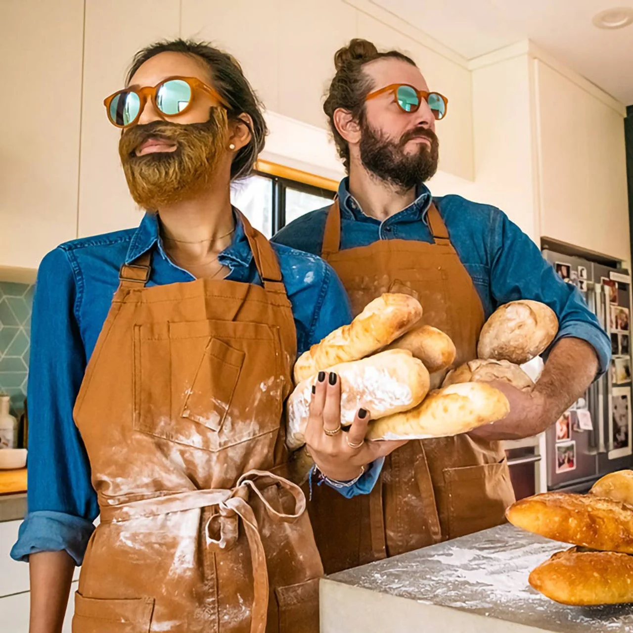 goodr Sunglasses | Circle Gs | Freshly Baked Man Buns - Image 2
