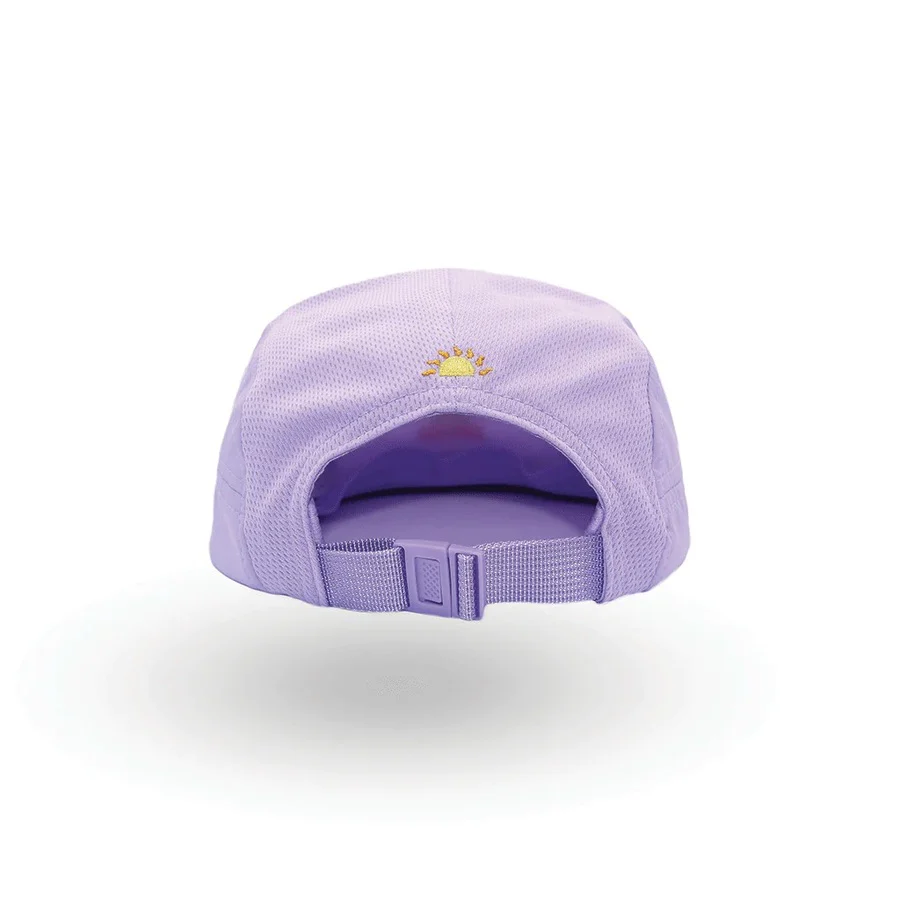 Helios Ultralight 7 Panel Running Cap | Soft Brim | Lavender - Image 3