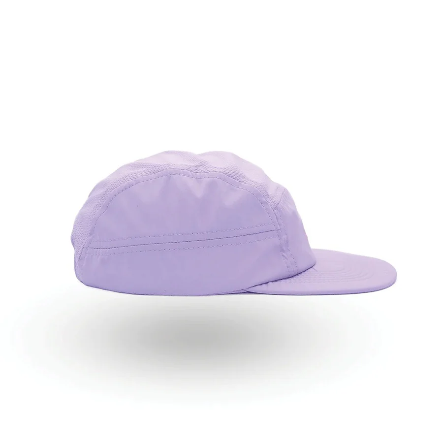 Helios Ultralight 7 Panel Running Cap | Soft Brim | Lavender - Image 4