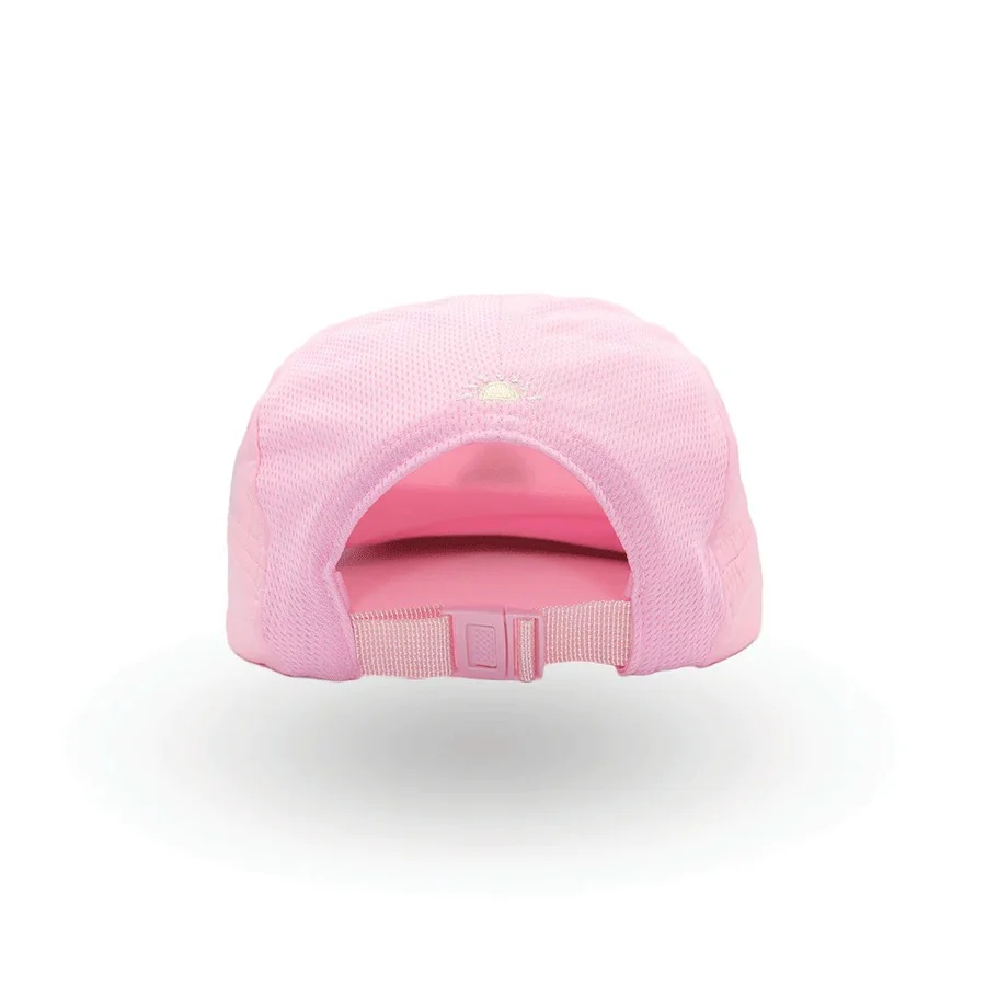 Helios Ultralight 7 Panel Running Cap | Soft Brim | Pink - Image 2