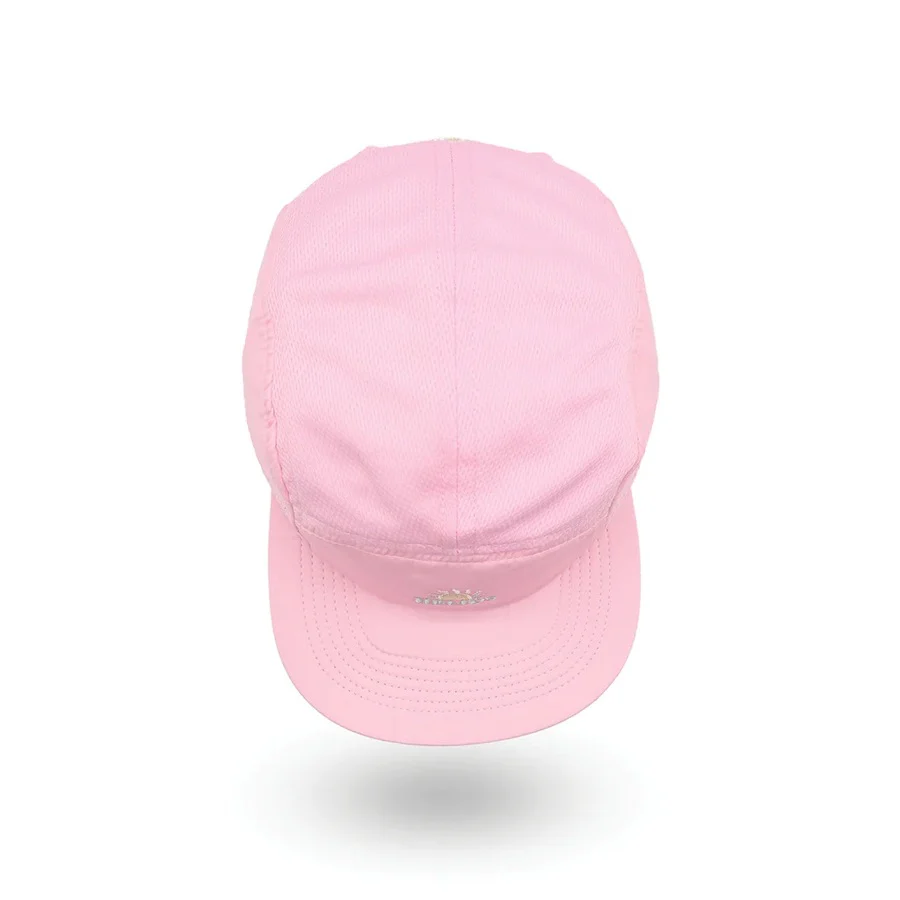 Helios Ultralight 7 Panel Running Cap | Soft Brim | Pink - Image 4