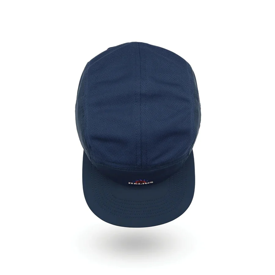 Helios Ultralight 7 Panel Running Cap | Soft Brim | Navy - Image 4