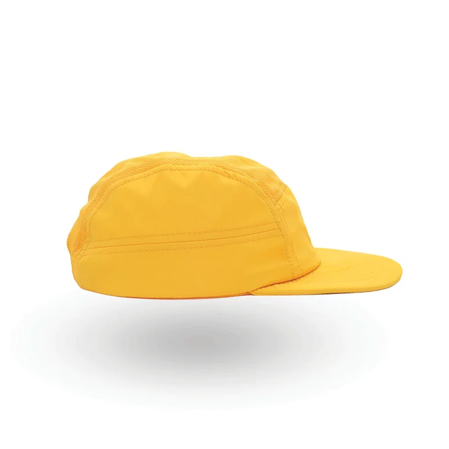 Helios Ultralight 7 Panel Running Cap | Soft Brim | Yellow - Image 4