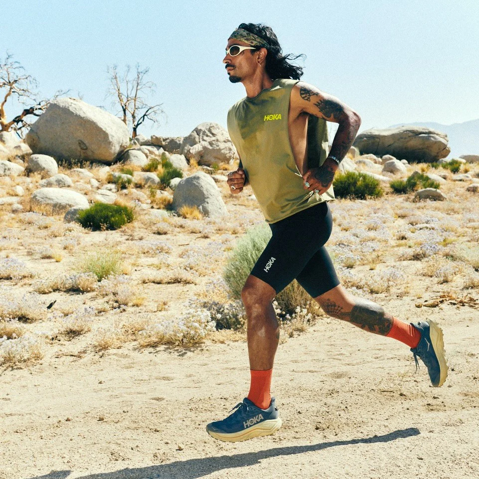 Hoka Challenger 8 Wide | Faded Navy / Pampas Grass | Mens - Image 11