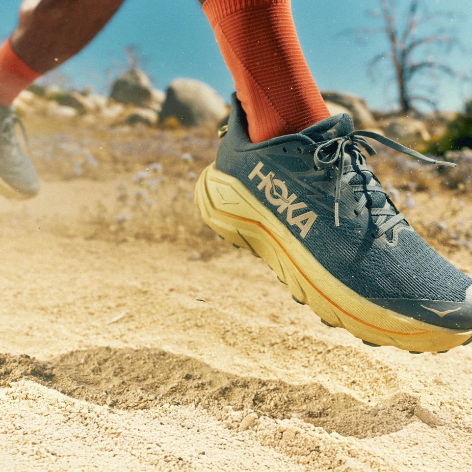 Hoka Challenger 8 Wide | Faded Navy / Pampas Grass | Mens - Image 3
