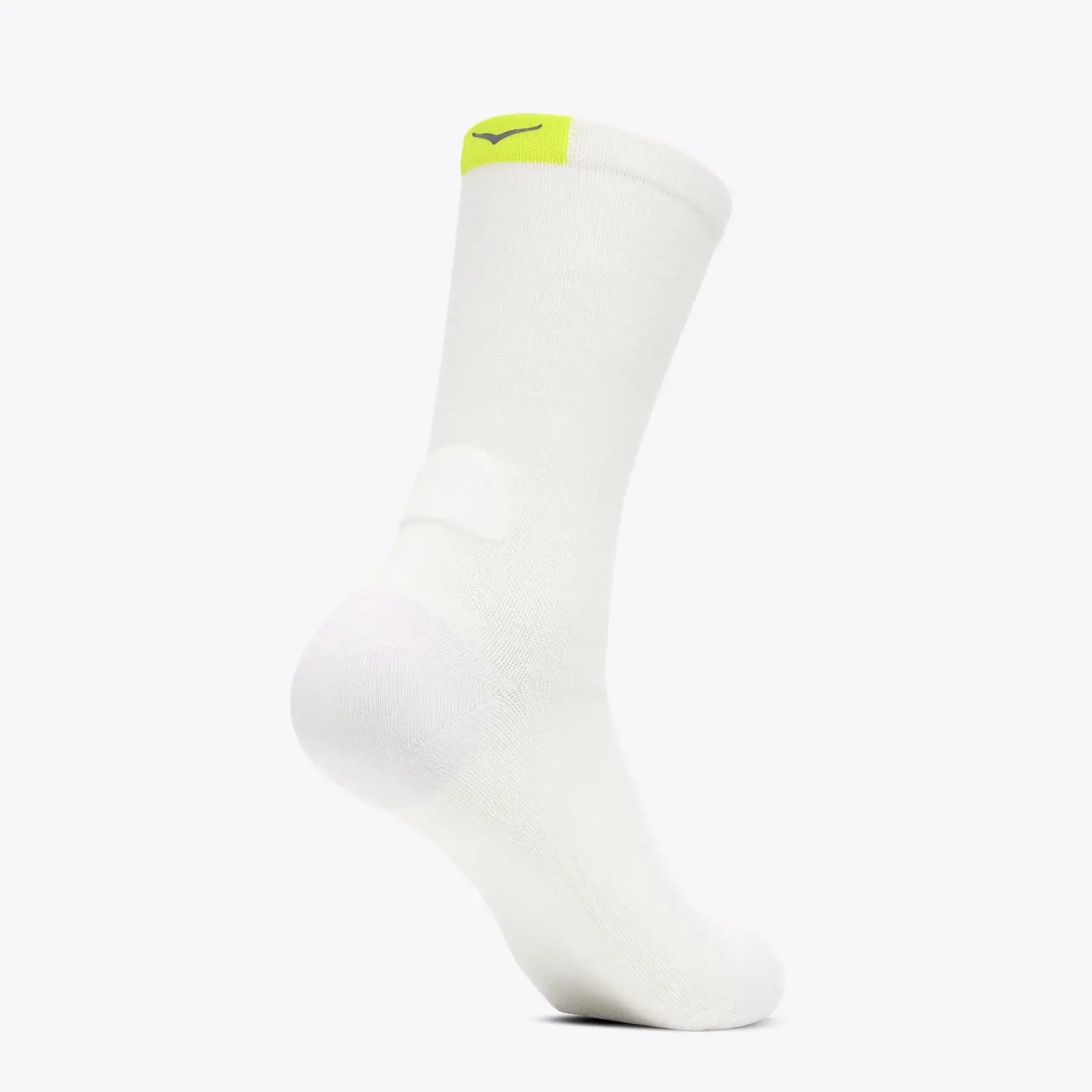 Hoka Clifton Crew Run Sock | White - Image 2