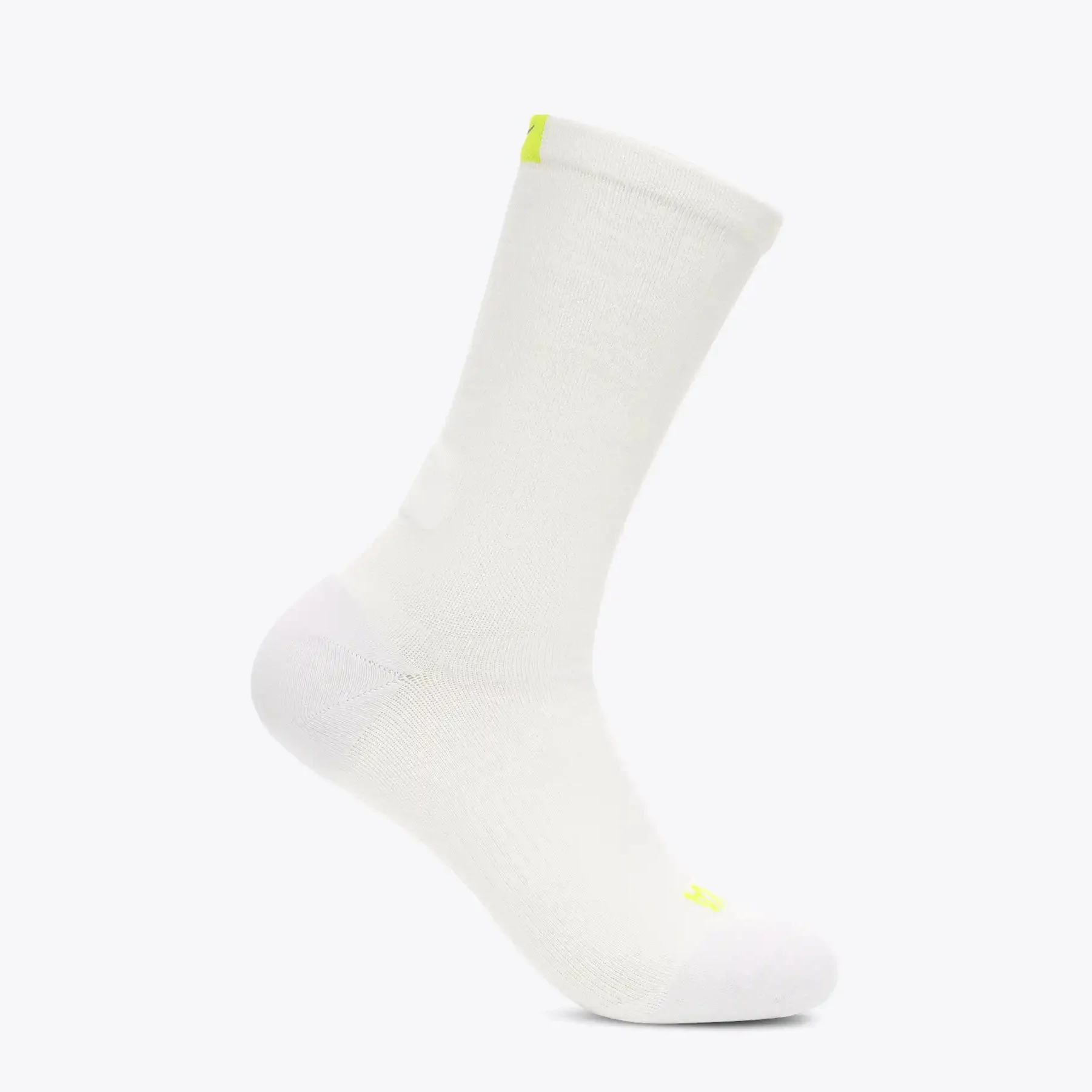 Hoka Clifton Crew Run Sock | White - Image 4