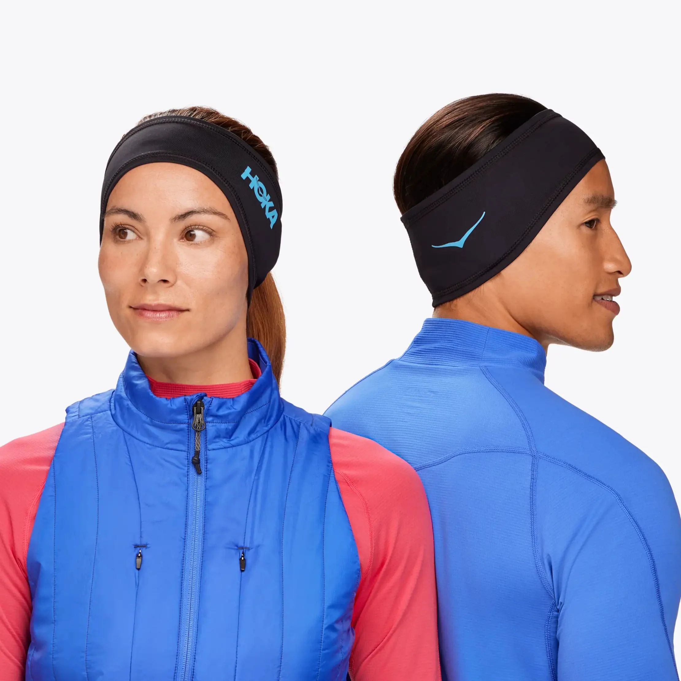 Hoka ColdSnap Fleece Headband | Black - Image 2