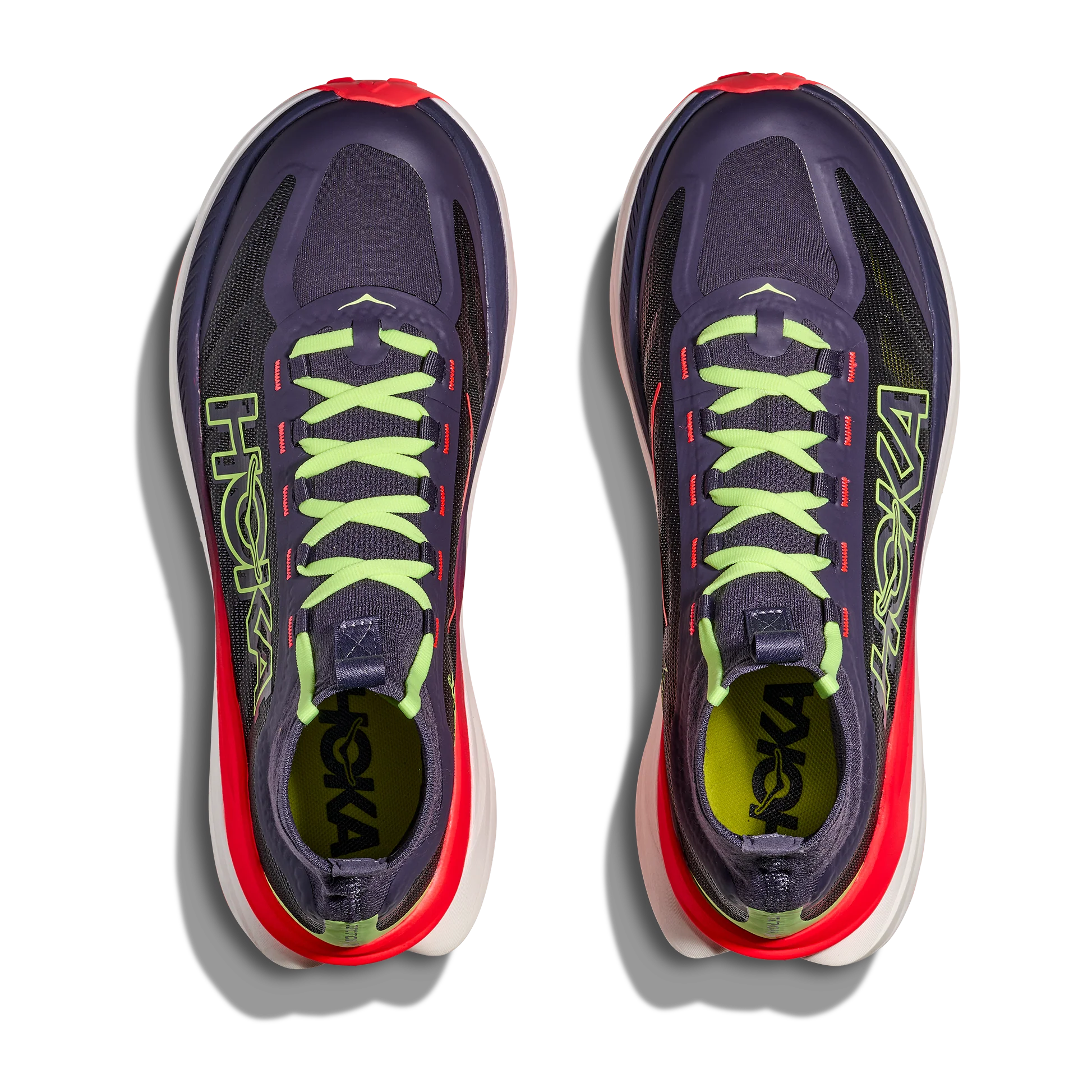 Hoka Tecton X 3 | Squid Ink / Neon Flame | Mens - Image 5