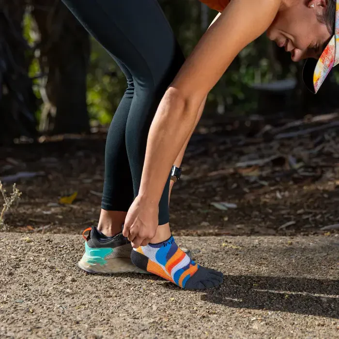 Injinji Run Sock | Lightweight | No Show | Botanic | Womens - Image 5