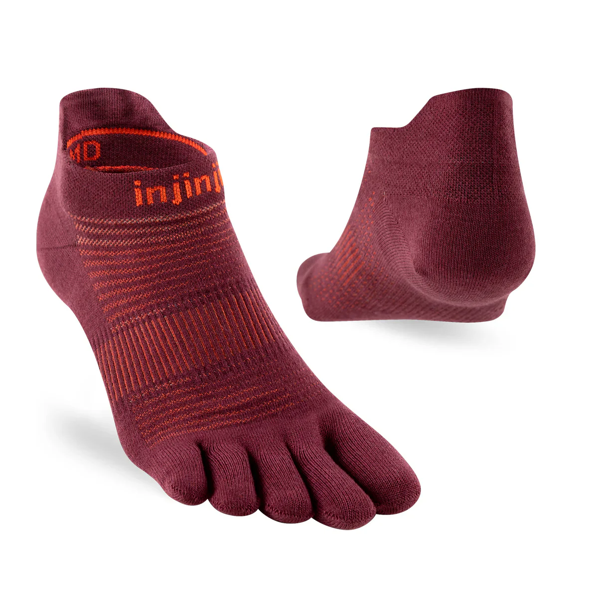 Injinji Run Sock | Lightweight | No Show | Mahogany - Image 6