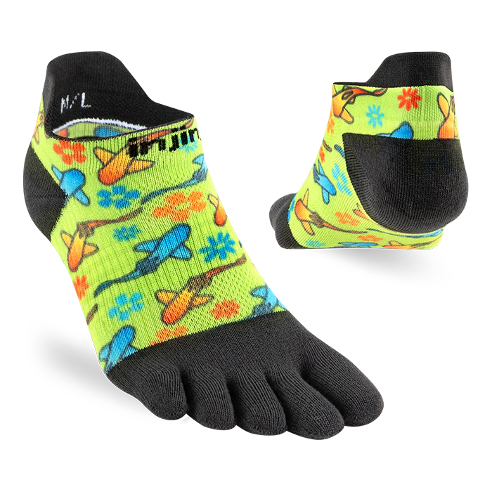 Injinji Run Sock | Lightweight | No Show | Sharks | Womens - Image 5