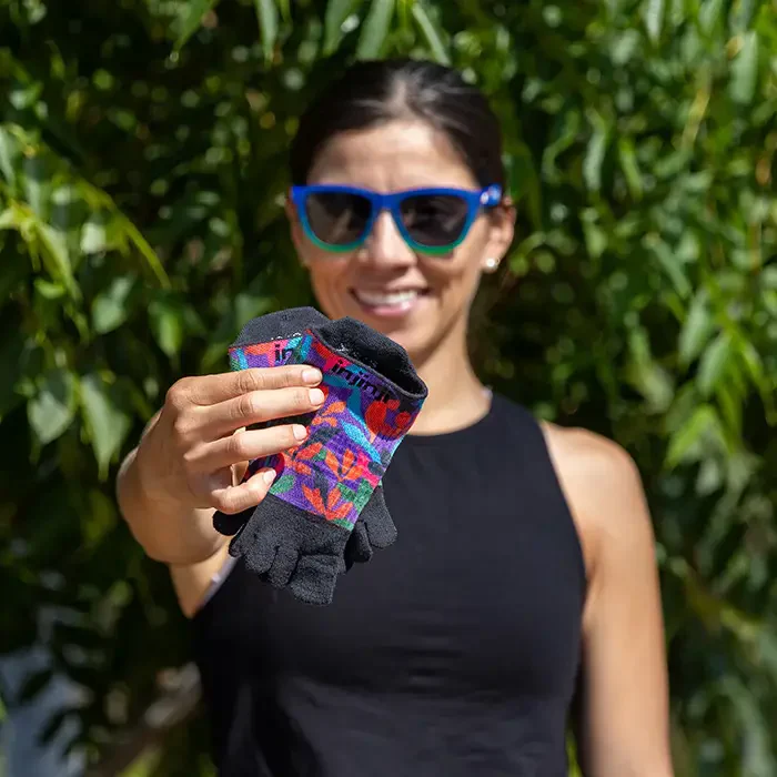 Injinji Run Sock | Lightweight | No Show | Tropical | Womens - Image 2