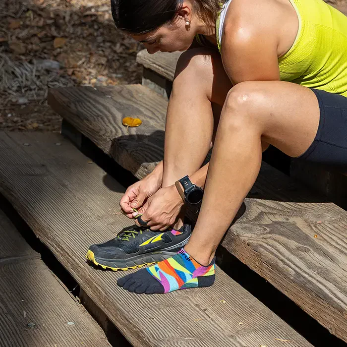 Injinji Run Sock | Lightweight | No Show | Verdure | Womens - Image 4