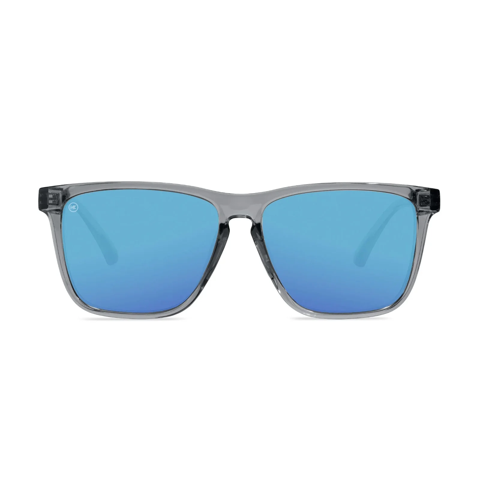 Knockaround Sunglasses | Fast Lanes Sport | Clear Grey / Aqua - Image 5