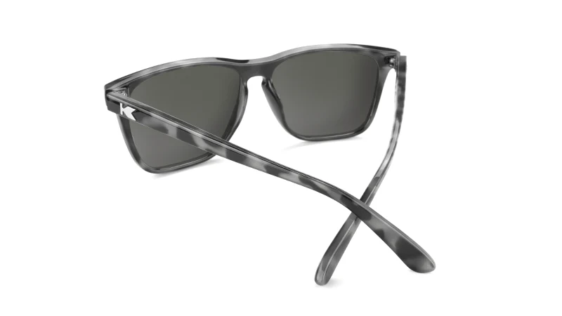 Knockaround Sunglasses | Fast Lanes | Granite Tortoise Shell / Silver Smoke - Image 3
