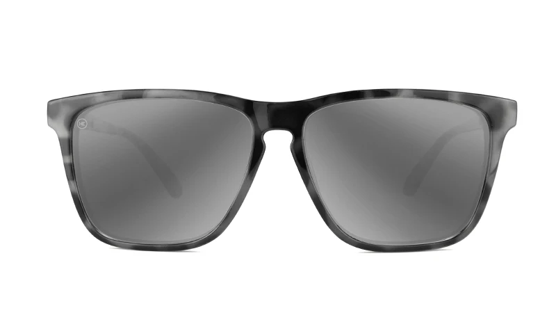 Knockaround Sunglasses | Fast Lanes | Granite Tortoise Shell / Silver Smoke - Image 4