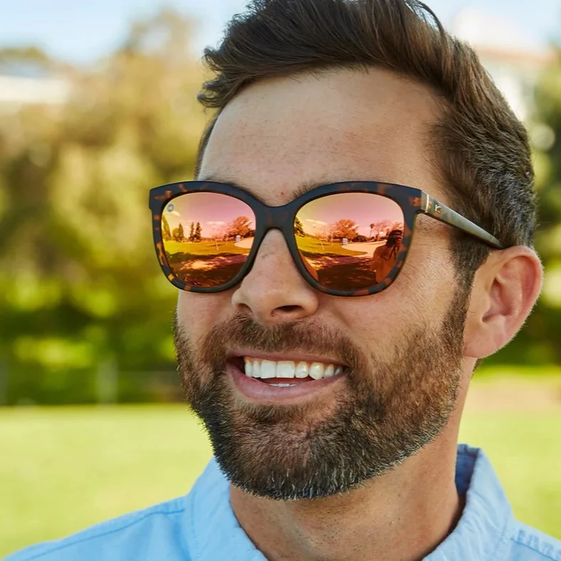 Knockaround Sunglasses | Deja Views | Matte Tortoise Shell / Rose Gold - Image 3