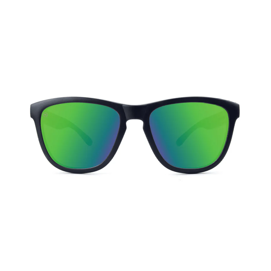 Knockaround Sunglasses | Premiums | Black / Green Moonshine - Image 3
