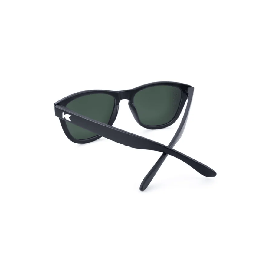Knockaround Sunglasses | Premiums | Black / Green Moonshine - Image 4