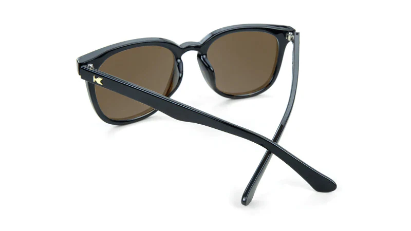 Knockaround Sunglasses | Paso Robles | Glossy Black & Tortoise Shell Fade / Amber - Image 3