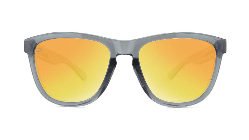 Knockaround Sunglasses | Premiums Sport | Clear Grey / Sunset - Image 4