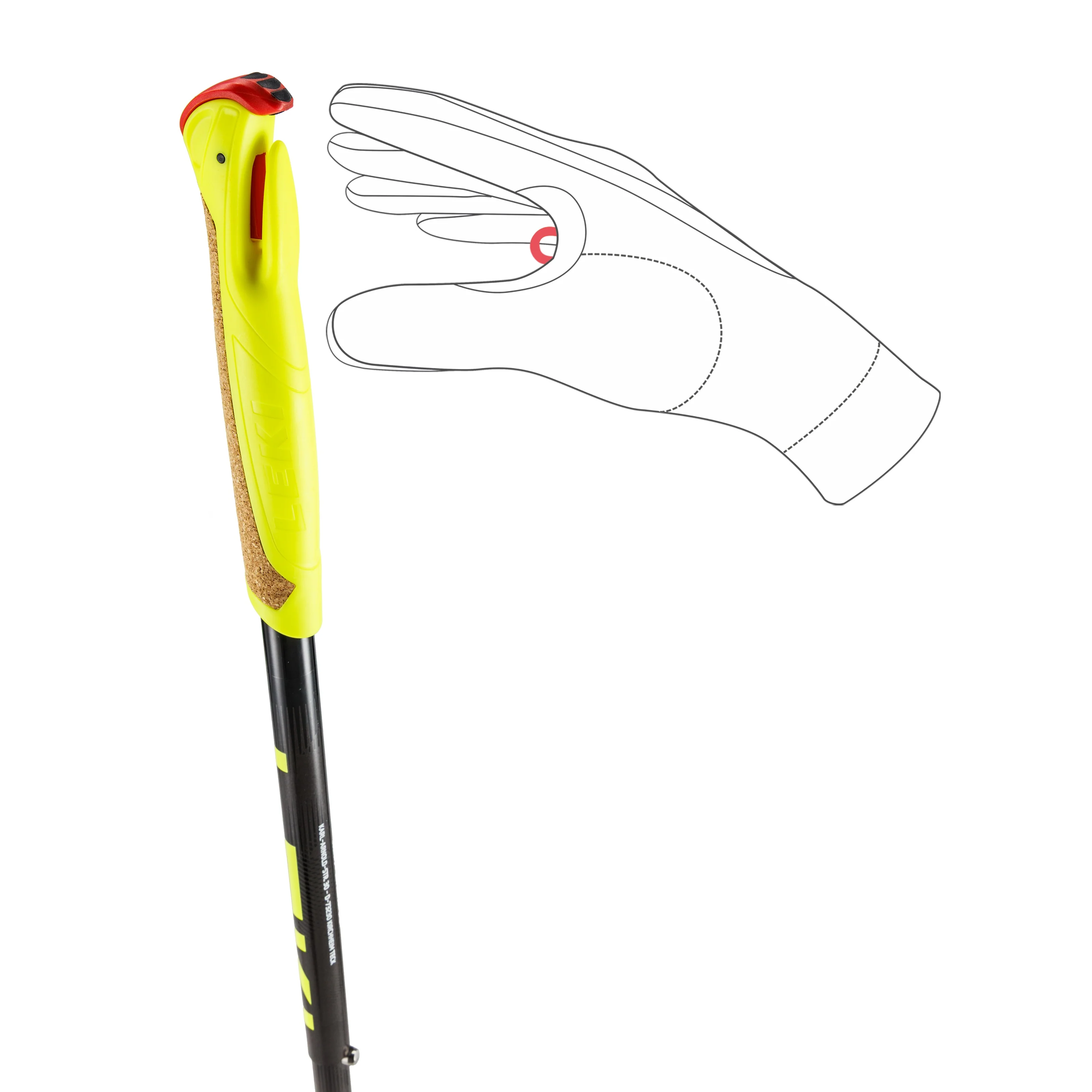 Leki Evotrail FX.One TA Running Poles | Dark Anthracite - Image 6