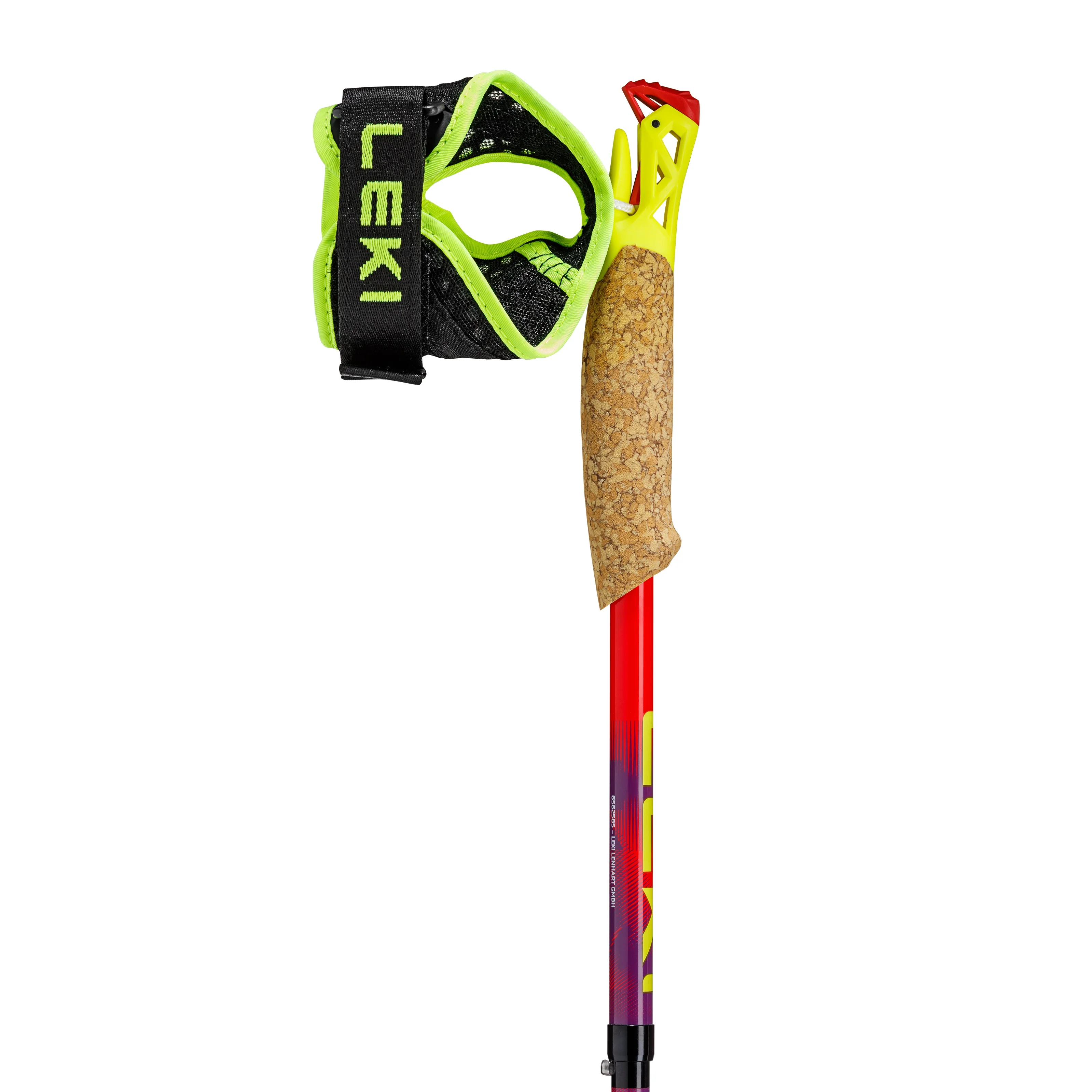 Leki Ultratrail FX.One Running Poles | Bright Red / Violet / Neon - Image 4