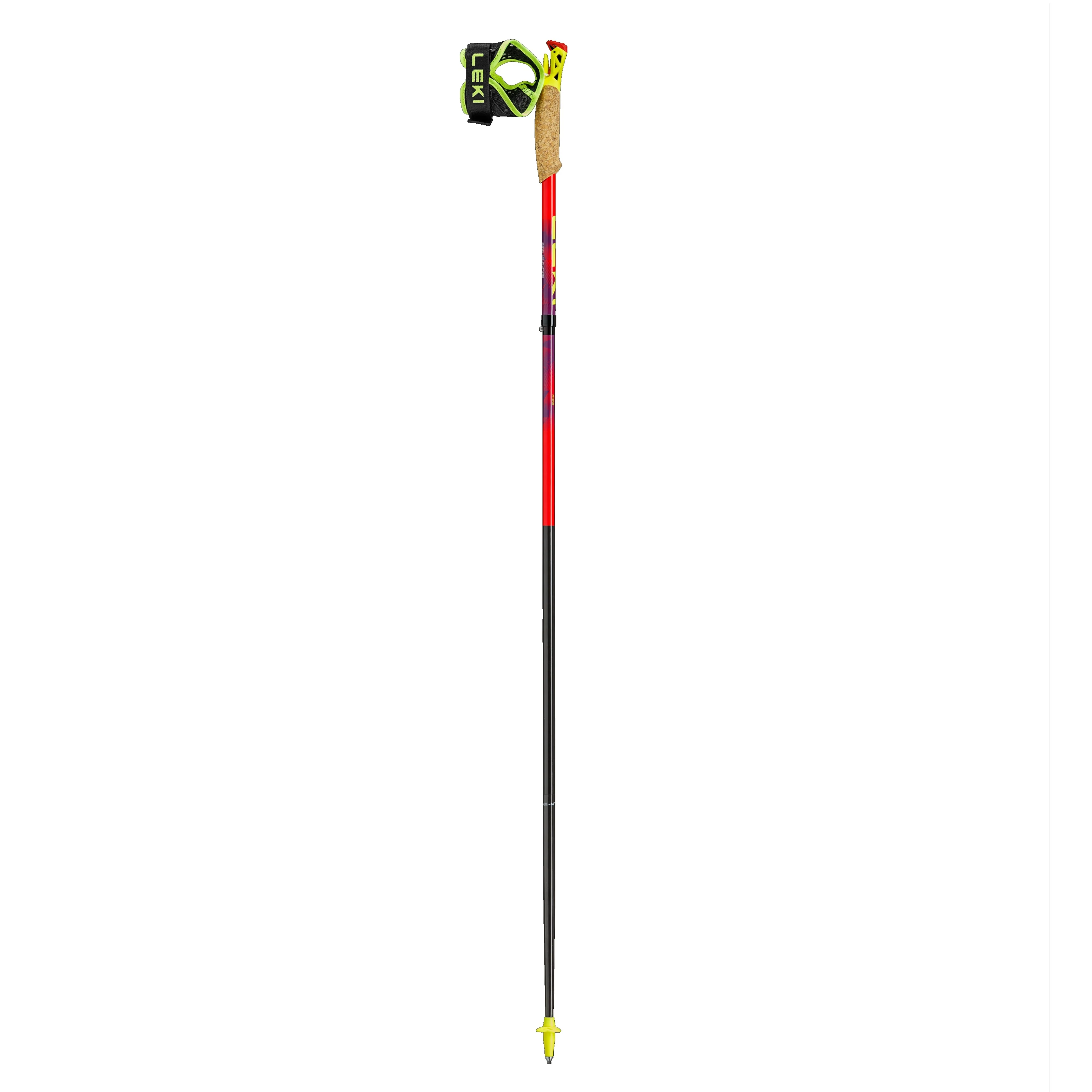 Leki Ultratrail FX.One Running Poles | Bright Red / Violet / Neon - Image 7