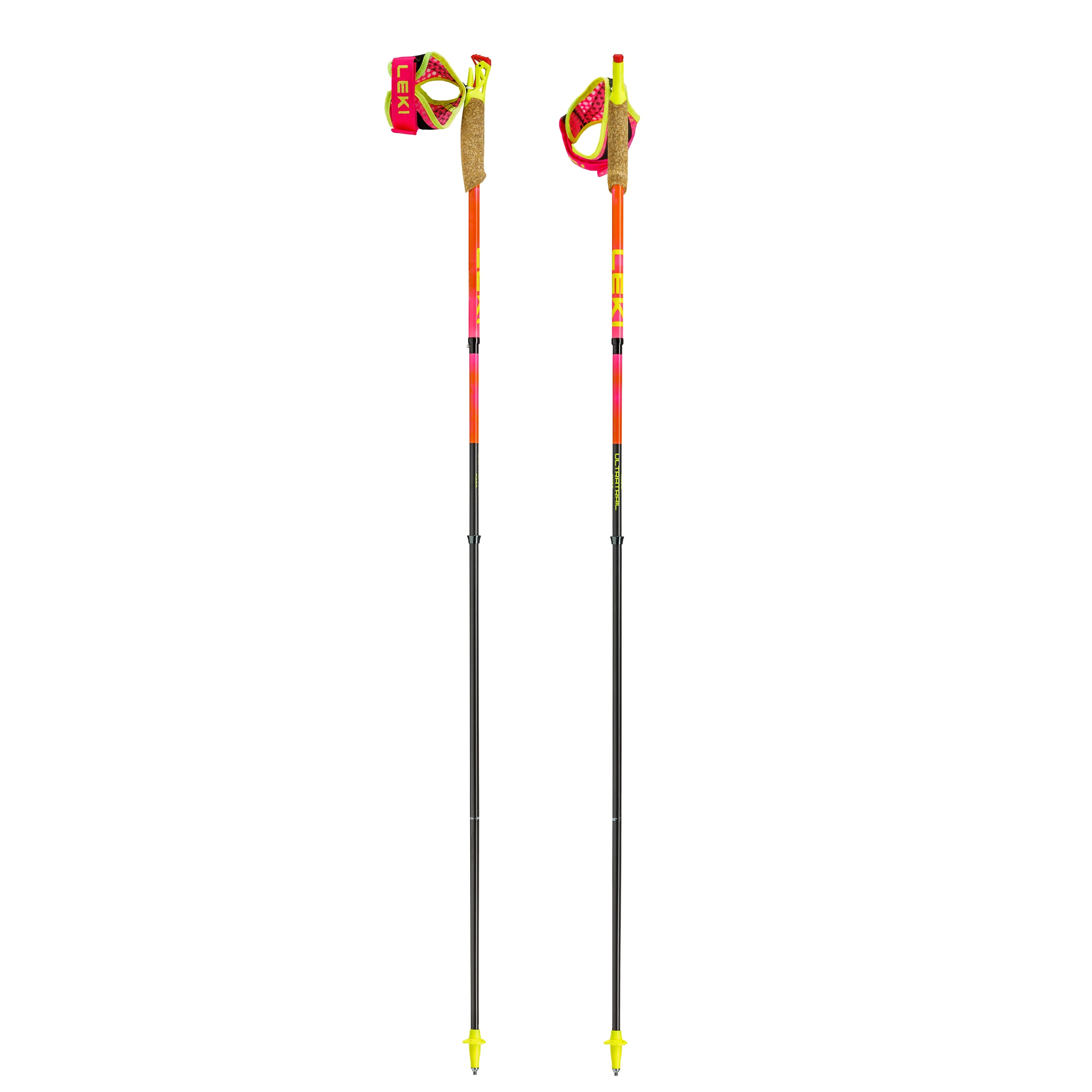 Leki Ultratrail FX.One Superlite Running Poles | Neon Pink / Pastel Orange / Neon - Image 6