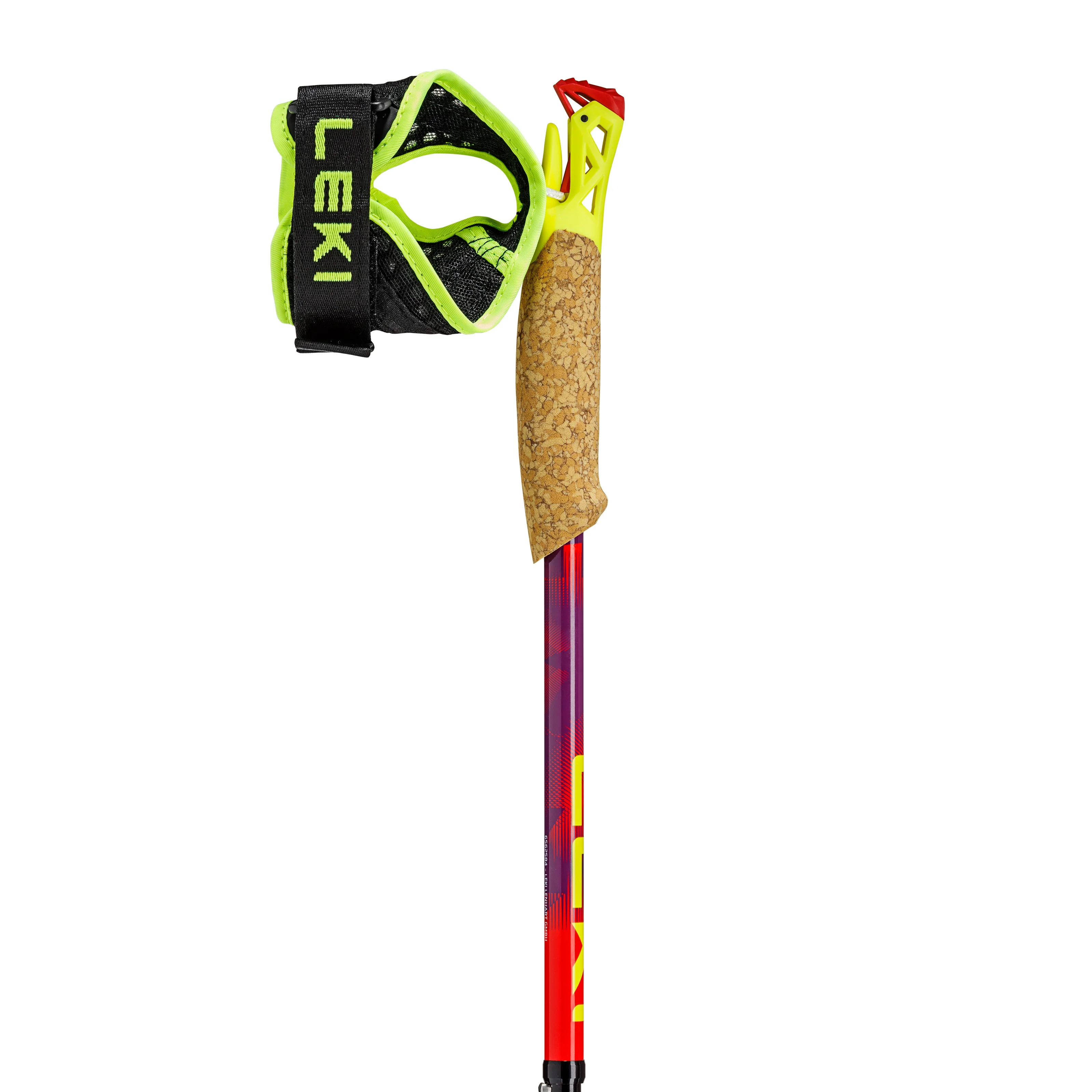 Leki Ultratrail FX.One Superlite Running Poles | Bright Red / Violet / Neon - Image 6