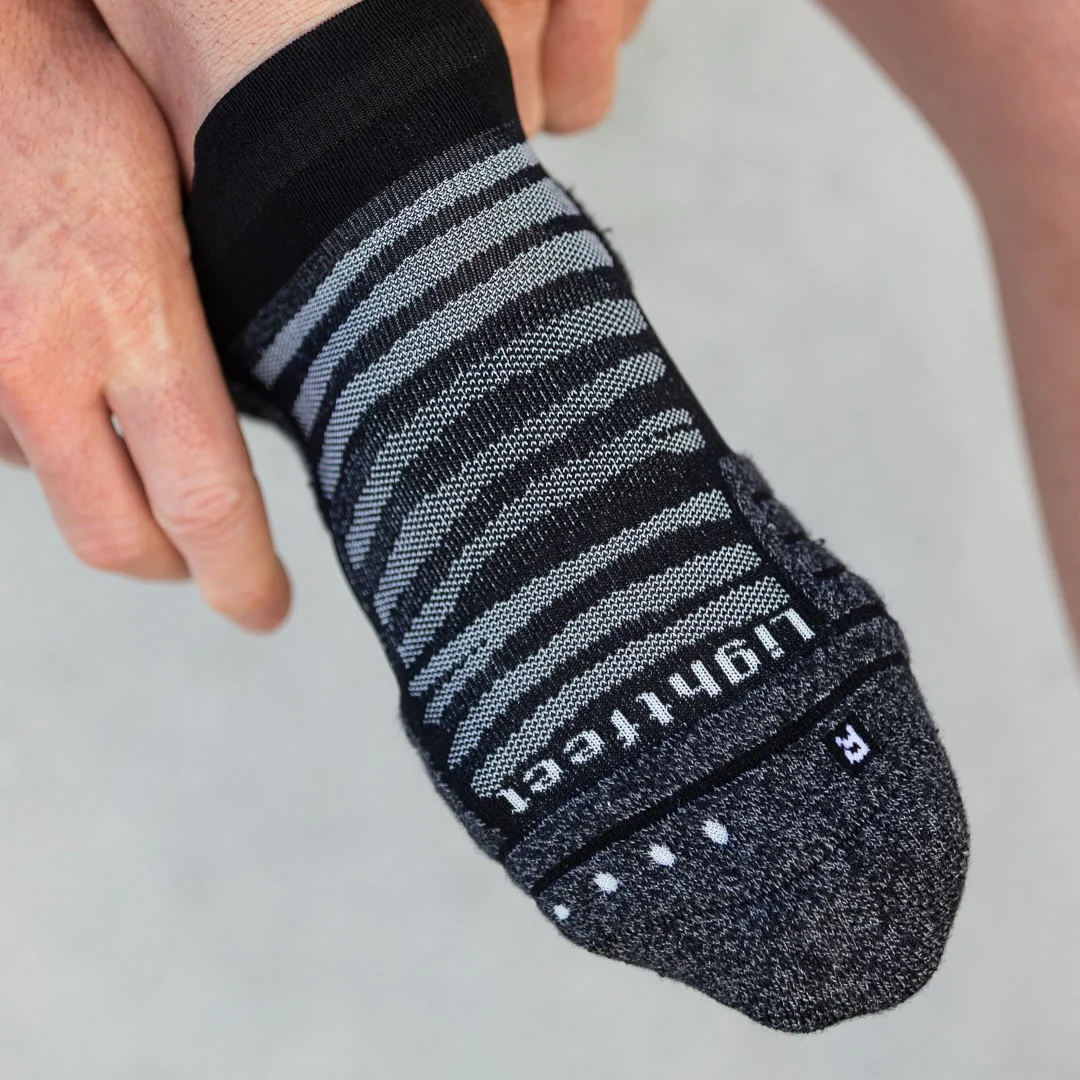 Lightfeet Performance Socks | Midweight | Ankle Length | Black - Image 7