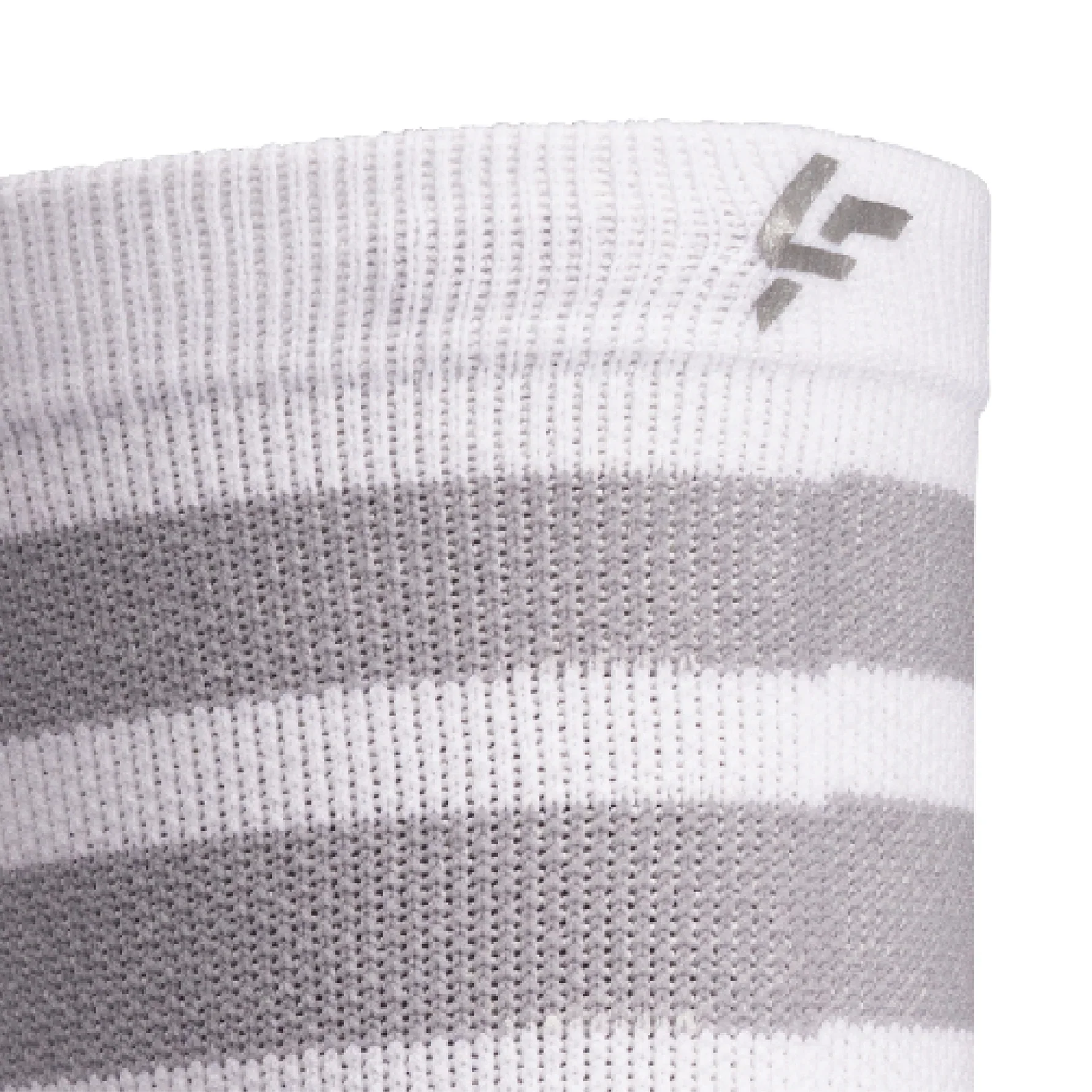 Lightfeet Performance Socks | Midweight | Half Crew | 2 Stripes White - Image 2