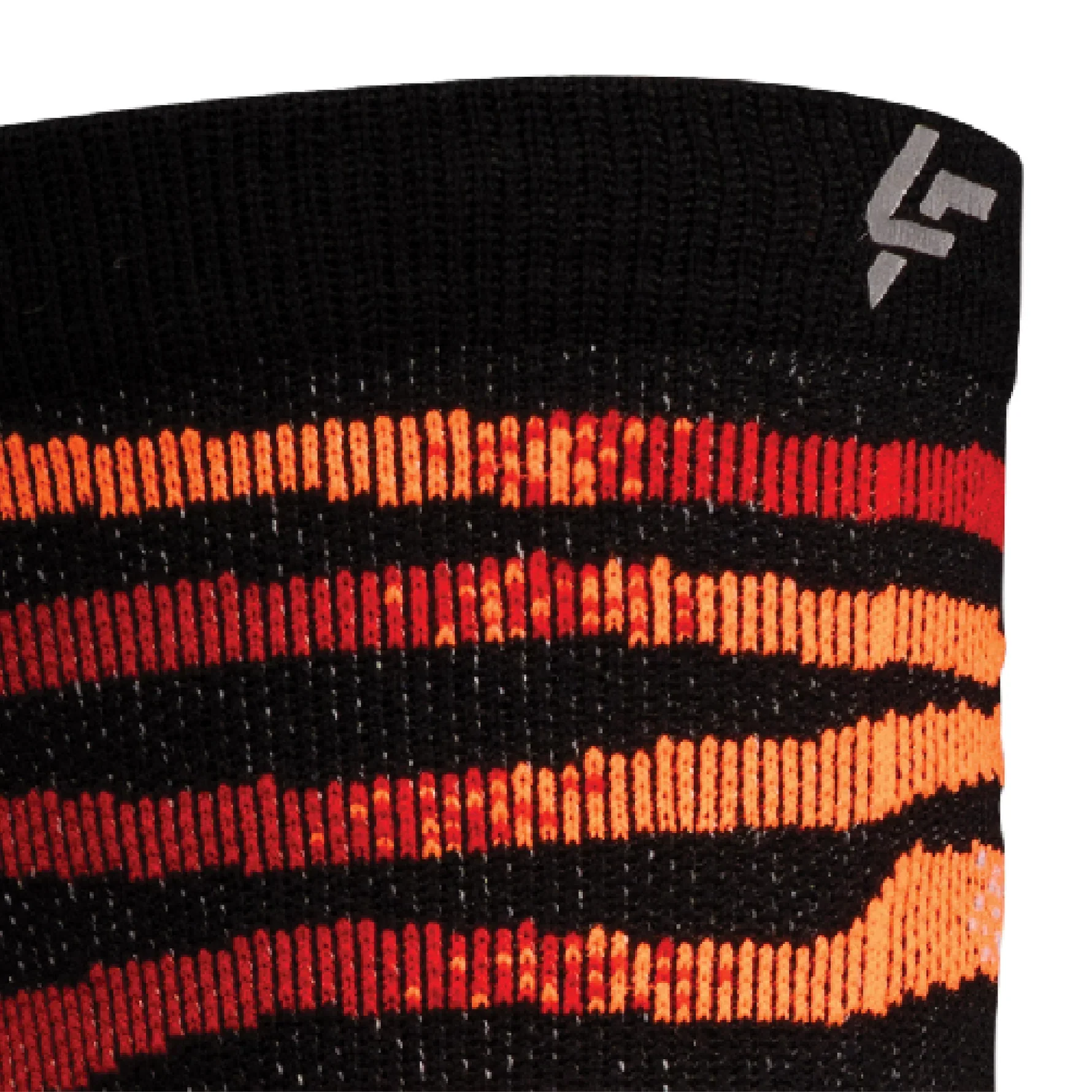 Lightfeet Performance Predator Socks | Midweight | Half Crew | Black / Red / Orange - Image 3