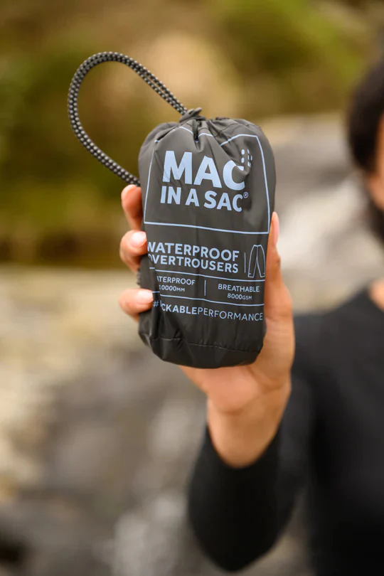 Mac in a Sac Origin Waterproof Overtrouser | Black - Image 2