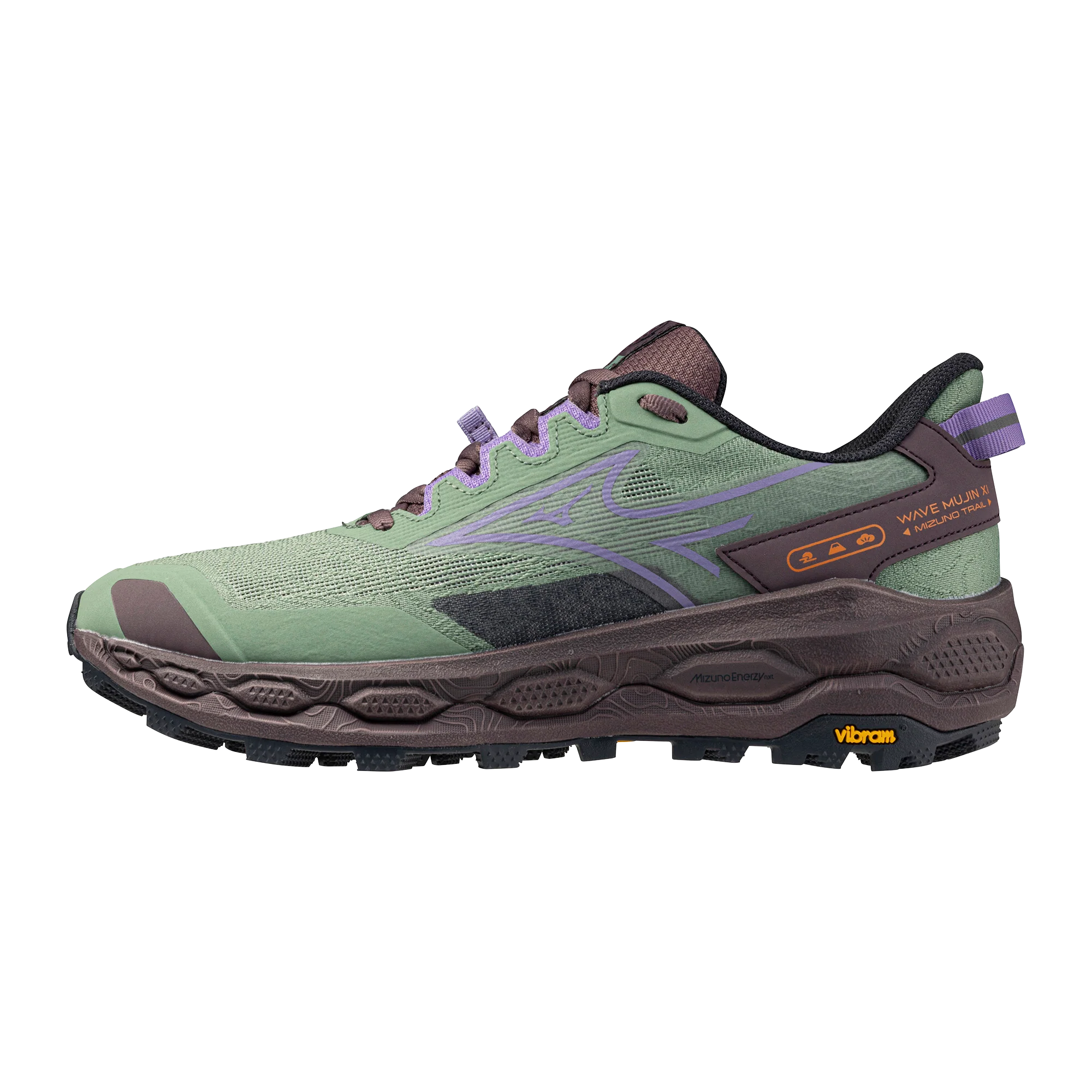 Mizuno Wave Mujin 11 | Granite Green / Bougainvillea / India Ink | Womens - Image 7