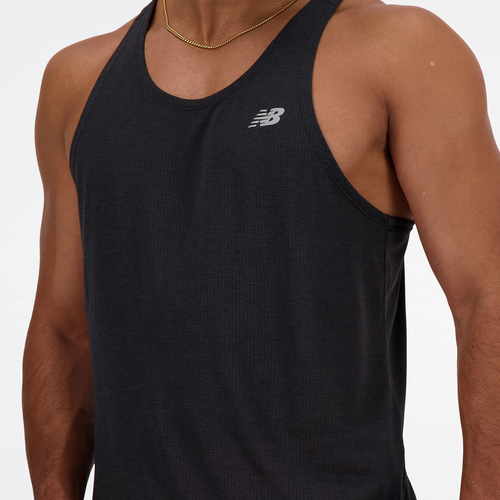 New Balance Athletics Tank | Black | Mens - Image 3