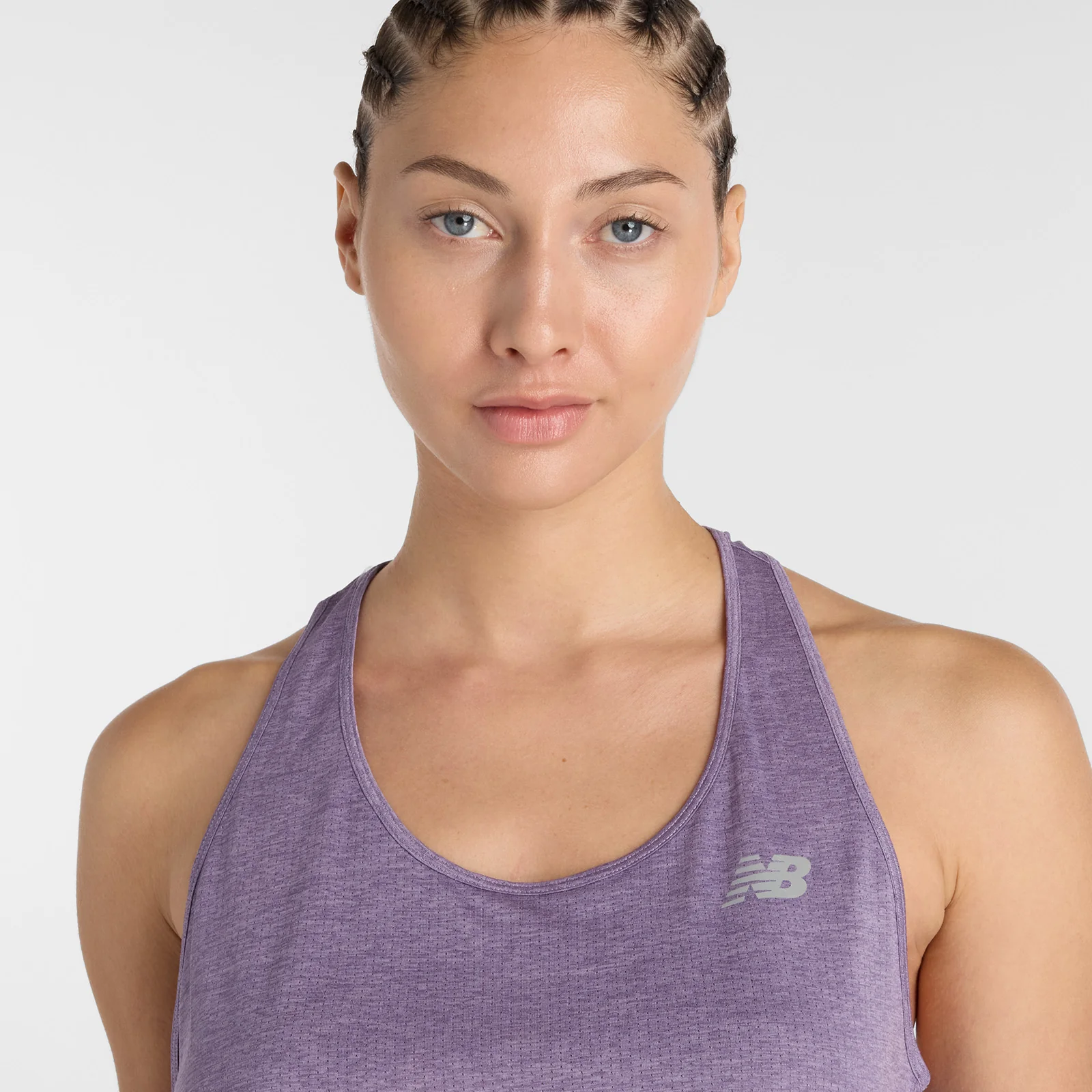 New Balance Athletics Tank | Candied Violet Heather | Womens - Image 3