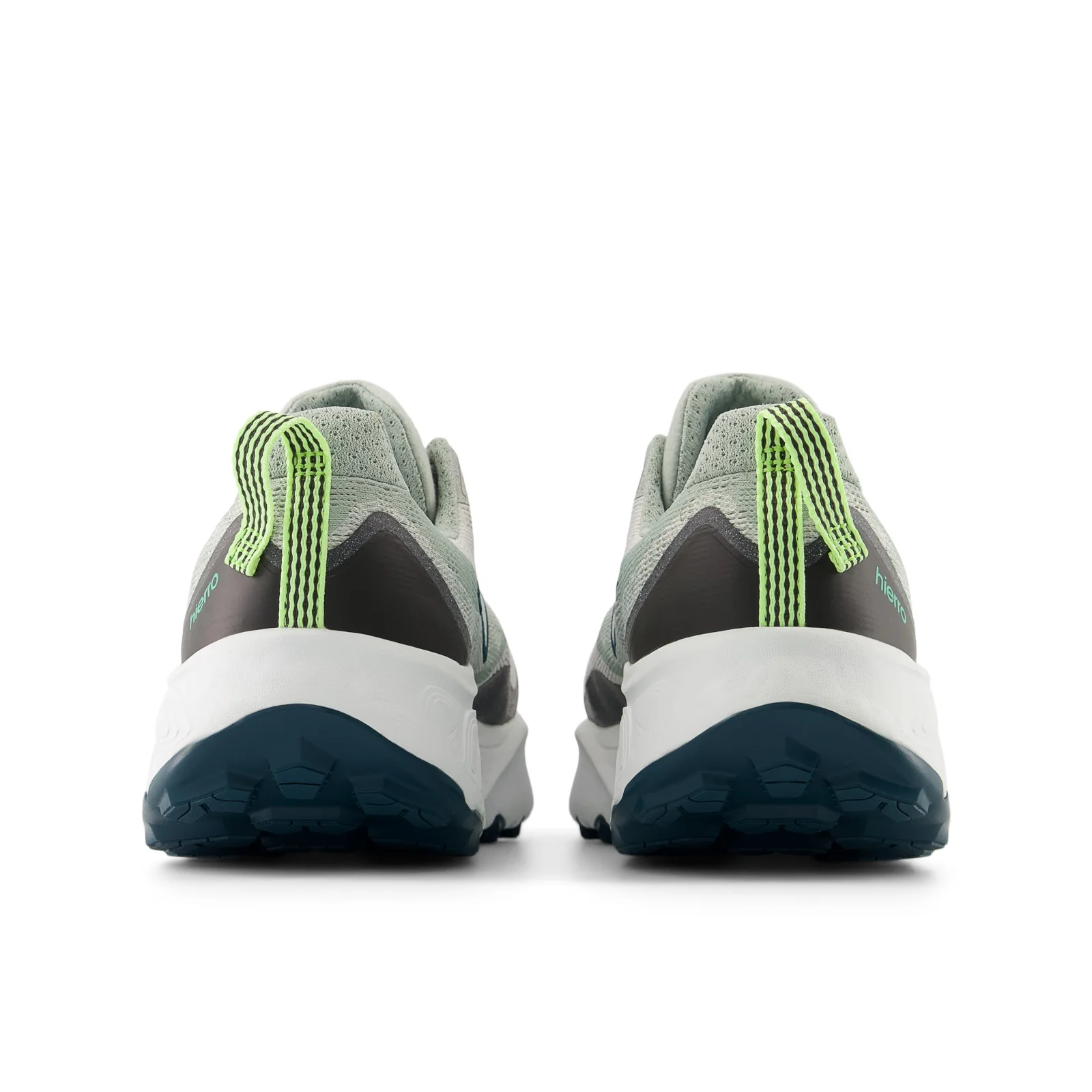 New Balance Fresh Foam X Hierro v9 | Grey Matter / Medusa Green | Mens - Image 5