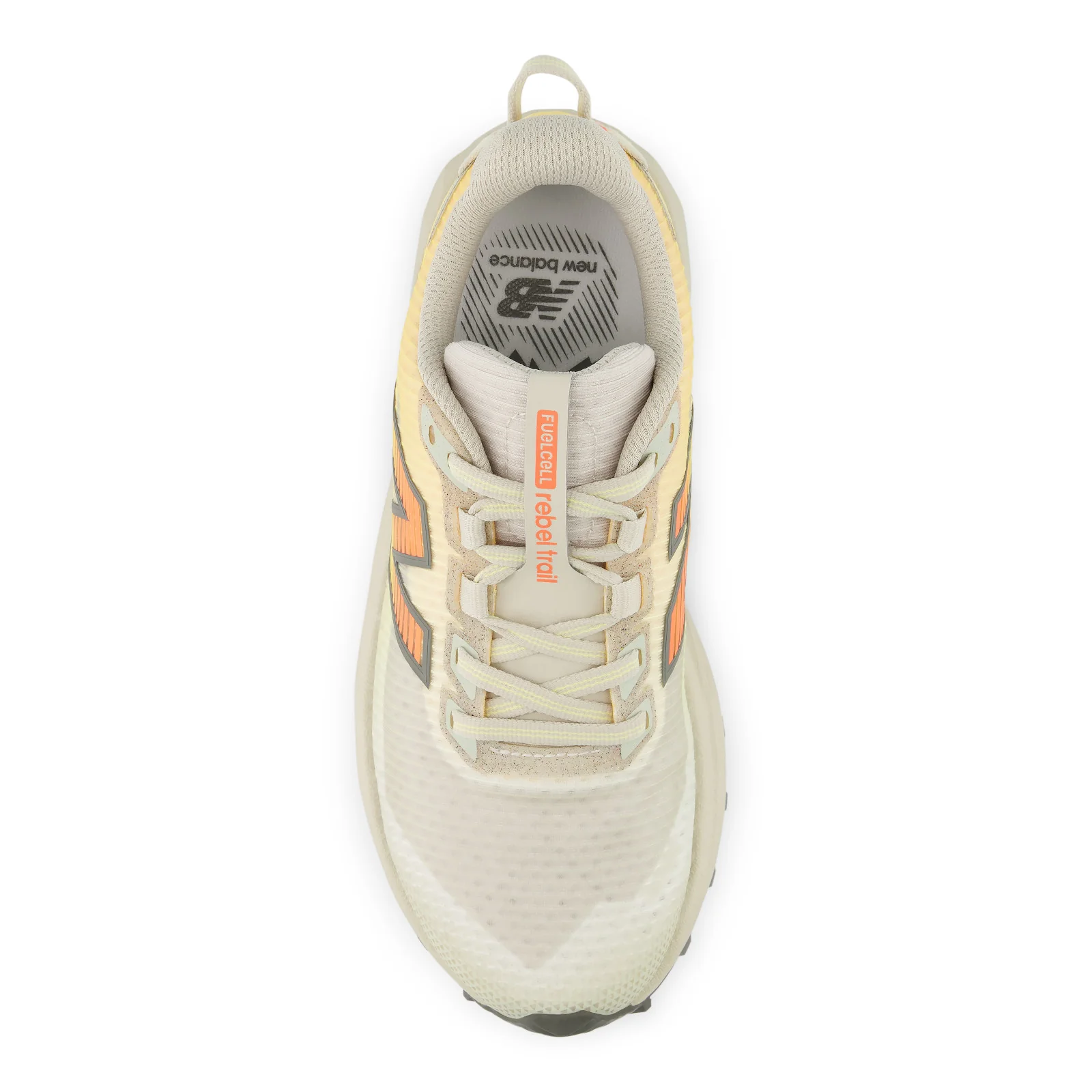New Balance FuelCell Rebel Trail | White Peach / Timberwolf | Womens - Image 3