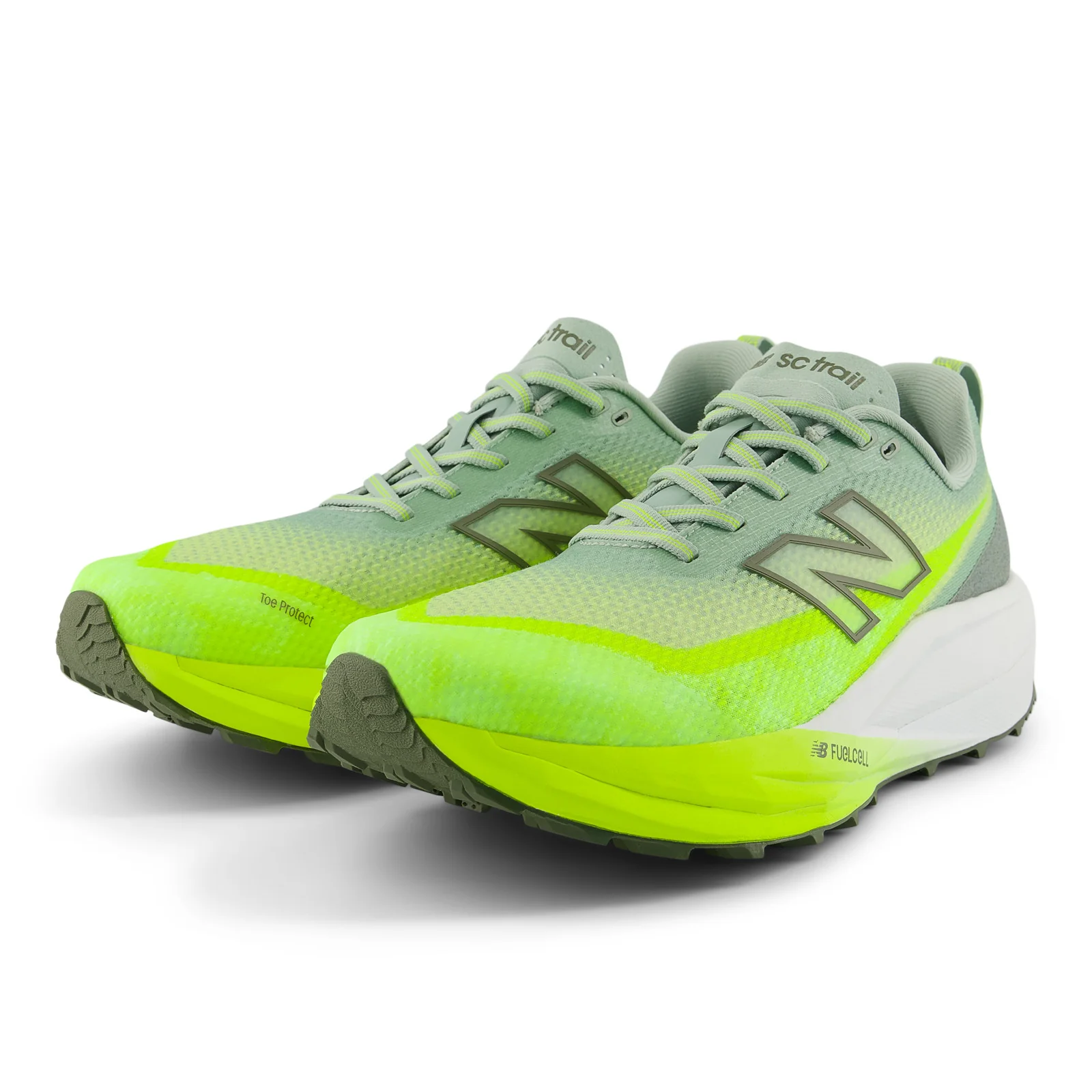 New Balance FuelCell SuperComp Trail v2 | Alkaline Green / Dark Olivine | Mens - Image 7