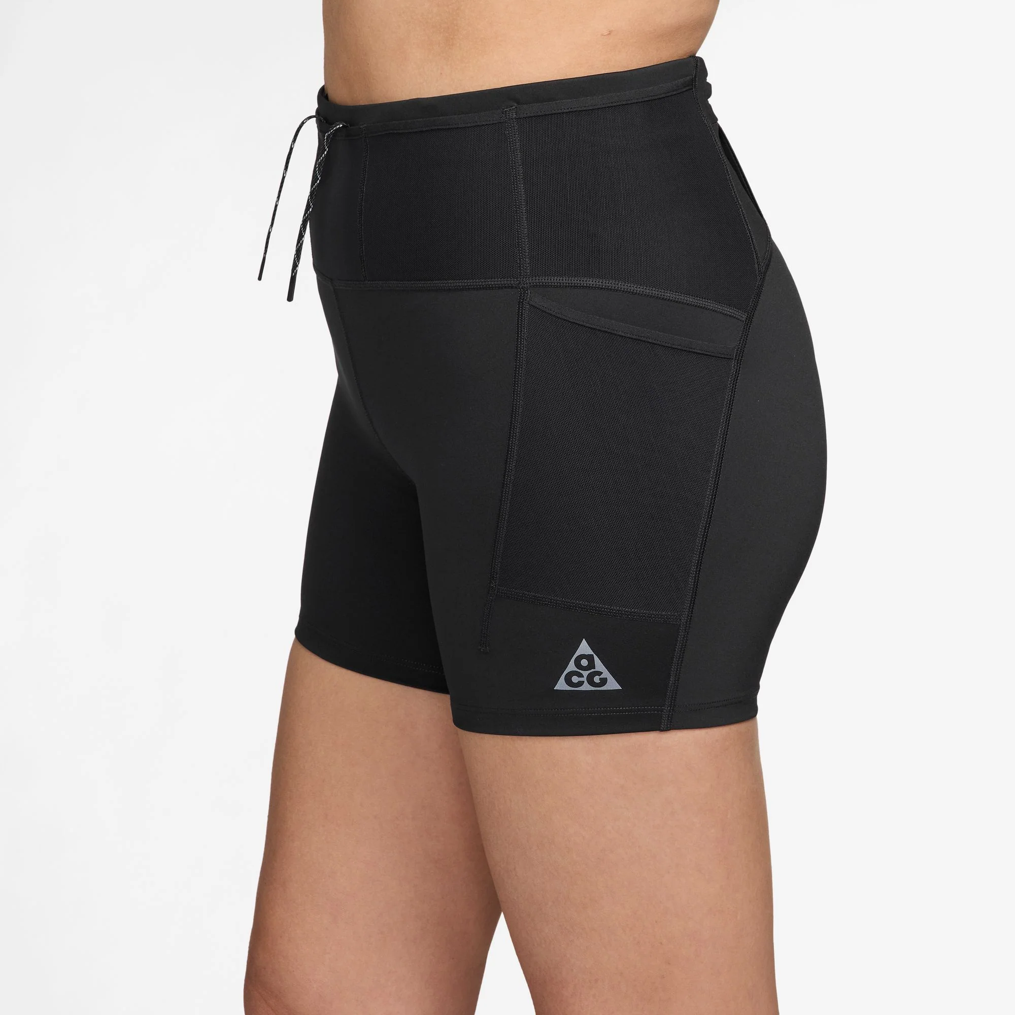 Nike ACG 4" Trail Tights | Black / Summit White | Womens - Image 3