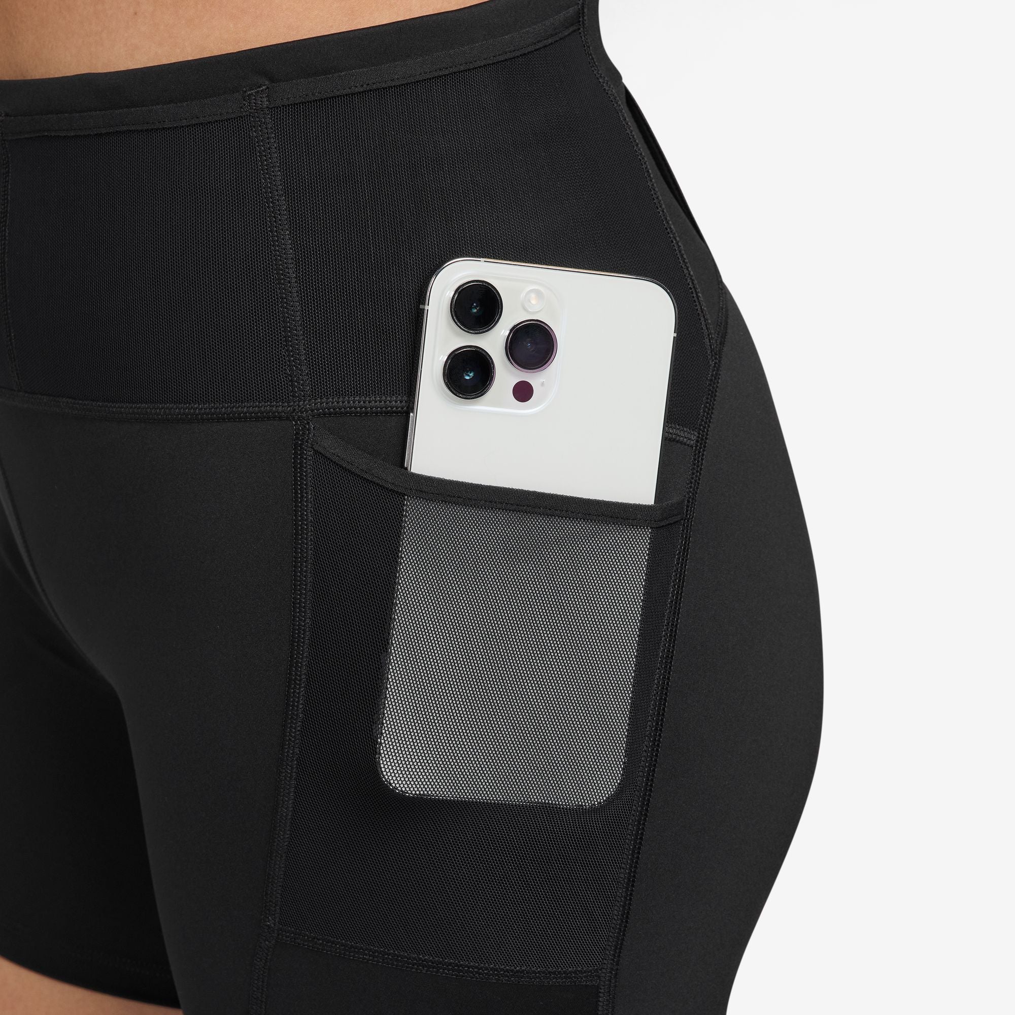 Nike ACG 4" Trail Tights | Black / Summit White | Womens - Image 4