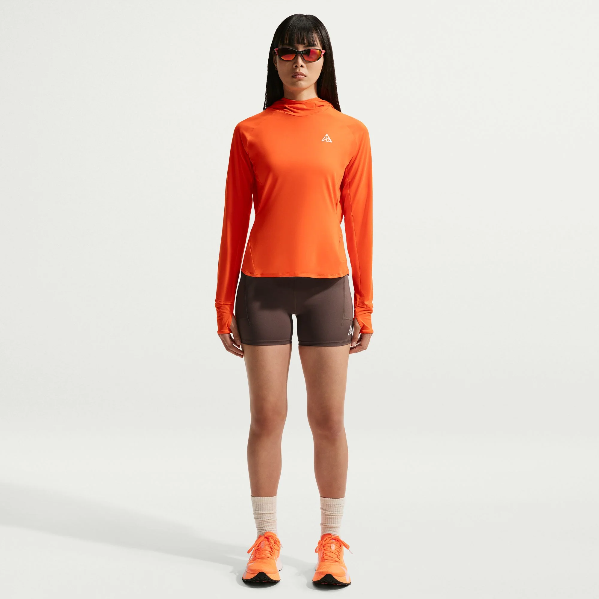 Nike ACG 4" Trail Tights | Ironstone / Cave Stone / Summit White | Womens - Image 7