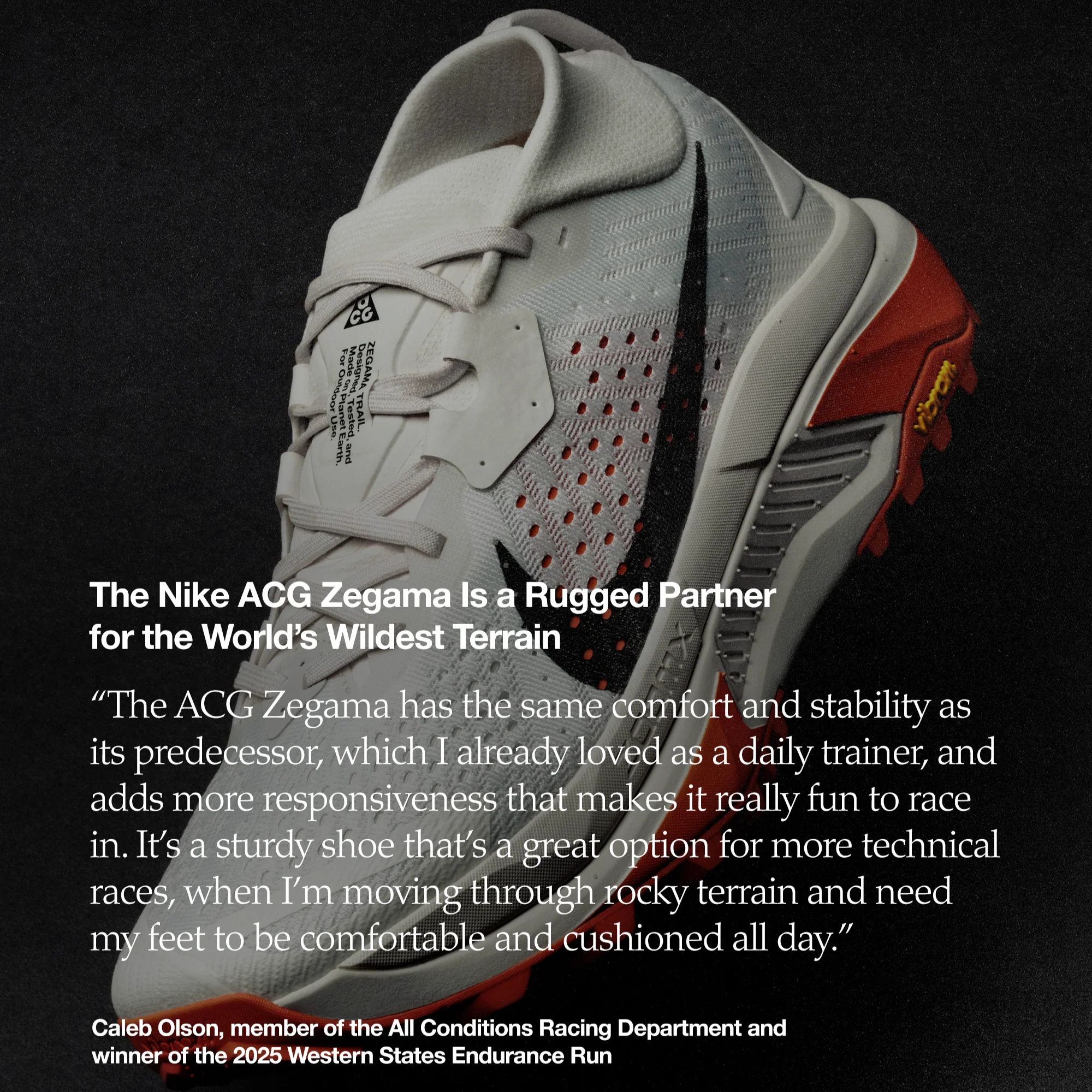 Nike ACG Zegama Trail | Summit White / Phantom / Safety Orange / Black | Mens - Image 13