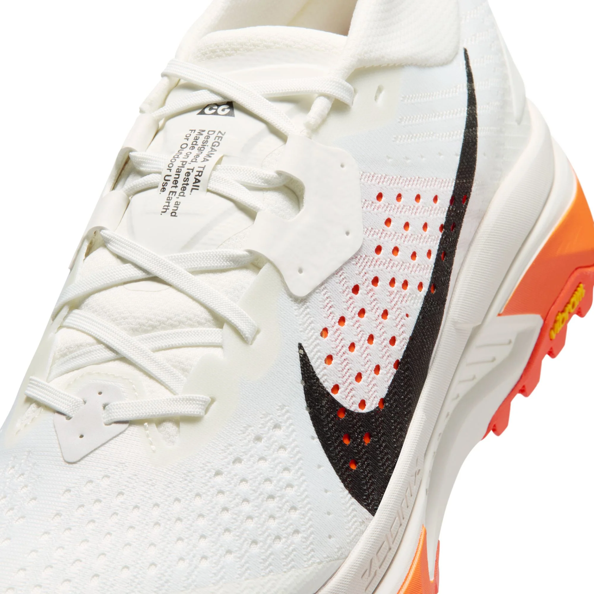 Nike ACG Zegama Trail | Summit White / Phantom / Safety Orange / Black | Mens - Image 4